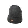 Chapéu de malha de lã padrão triângulo de outono e inverno francês, popular na Internet para homens e mulheres, chapéu de lã quente e frio para casal