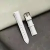 Correa de Cuero Lisa con Aguja de Piel de Vaca Suave Impermeable Multicolor Accesorios para Pulsera de Reloj Hebilla de Pin Tienda de Fábrica de Correas de Reloj