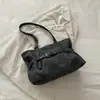 Bolsa de Tote Cuadros Retro Nueva Otoño 2026 para Mujer Gran Capacidad para Viajar al Trabajo Bolso de Hombro Único Bolso de Mano Versátil