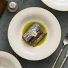 Tazón de Sopa Beige Dehua Cerámica Tazón de Fideos Hogareño Tazón Grande 2024 Pescado Encurtido Piezas de Carne Hervida Tazón Grande Tazón Profundo