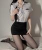 Fábrica de atacado sexy policial desempenho roupas sexy aeromoça roupas role-playing sedução sexy roupa interior uniforme conjunto