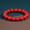 Pulsera de Arena Púrpura Dorada Luz de Estrella Natural Huiya Jewelry Anillo Pulsera de Arena Imperial de Alto Contenido Cinabrio Personalizado para el Año del Zodiaco