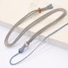 Bucle trenzado simple cuerda trenzada pendant de sándalo rojo cordón cuentas de barril de alta calidad cuentas blancas accesorios antiguos para bricolaje cuerda para collar