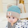 Gorro de princesa para bebé niña, otoño e invierno, bonito estilo coreano, bufanda para bebé niño de 0 a 12 meses