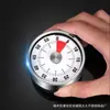 Temporizador Mecánico de Cocina Reloj Despertador Recordatorio Gestor de Tiempo de Estudio para Estudiantes Temporizador Magnético de Acero Inoxidable