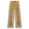 Calça Jeans Casual Wide Leg Unissex Marca Tendência Retro Ferramenta Solta Reta Tinta Splash Nacional Tendência