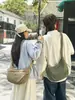 Primavera y Verano Nuevo Estilo Japonés Bolso Cruzado para Mujer Nailon Paracaídas Ultraligero Estilo Pareja Gran Capacidad Bolso de Hombro Simple