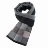 Outono e inverno novo cachecol masculino cashmere Cachecol de negócios britânico Plaid engrossado moda coreana cachecol masculino atacado
