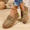 Comercio Electrónico Transfronterizo Tallas Grandes Nuevo Estilo de Gama Alta Zapatos de Mujer Modernos Cuatro Estaciones Nuevo Estilo Mocasines Zapatos de Mujer Zapatos Planos