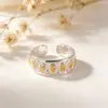 Anillo para Dedo del Pie de Plata Artístico Retro Hecho a Mano Plata 999.9 Cinco Granos Anillo Abierto Siete Granos de Arroz Anillo de Índice para Mujer de Nicho