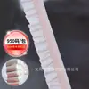 Fita plissada de nylon colorida em estoque, 1 cm, sentido único, com babados, para roupas de boneca DIY feitas à mão, lingerie e elásticos