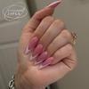 Peças de Unha Quentes Transfronteiriças Estilo Europeu e Americano Manicure Francesa Patch Pó Cor de Contraste Preto Explosões de Comércio Exterior Unhas Postiças Produtos Acabados