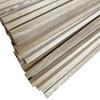 Longitud 50cm tira de madera de tung modelo tira de madera tira de madera corta tope de madera pequeño tira de madera hecha a mano material para modelo de construcción DIY