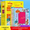 Interessante expressões idiomáticas livro de paciência 4 volumes 6-12 anos de idade imagem colorida versão fonética alunos do ensino fundamental primeira, segunda e terceira série leitura extracurricular