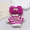 Ropa para Muñeco Labubu 17cm Ropa Labubu Segunda Generación Vinilo Set Fiesta Sentada Caja Sorpresa Muñeco Atuendo de Repuesto