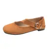 Zapatos planos cómodos Mary Jane 2026 moda de verano punta redonda sin cordones suela suave estilo nuevo para mujeres hermosas con corte bajo
