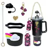 Botella de Agua Térmica Stanley Tapón Antipolvo Taza con Popote Tapa de Taza Correa de Mano Cordón para Botella de Agua Múltiples Estilos Versátiles Set
