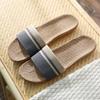 Pantufas de Linho 2025 Femininas Verão Casa Interior Barraca Pantufas de Casal Chão Silencioso Confortável Absorvente de Suor Pantufas Masculinas