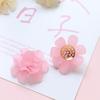 Ins Resina Fosca Remendo Tecido Fada Esvoaçante Flores DIY Jóias Artesanais Brincos Acessórios para o Cabelo Acessórios Material