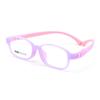 Suministro de fábrica al por mayor nuevo marco de silicona ultraligero para niños con miopía, se puede equipar con marco de gafas para niños con miopía 8815