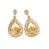 Set de Accesorios de Perlas DIY Gama Alta Lujo Versátil Zirconia Hueca Pendientes de Gota de Agua Monturas para Colgante Venta al por Mayor