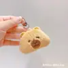 Pingente de pelúcia popular com guizo, chaveiro de gatinho fofo, enfeite para pendurar, brinquedo de pelúcia de máquina de pegar bichinhos de pelúcia
