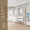 Perchero de Piso a Techo de Primera Calidad para el Hogar, Perchero Retráctil sin Taladro, Estante para Colgar, Secar y Almacenar Ropa en Balcón Interior, Transfronterizo