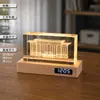 Personalización de Trofeos de Cristal Luminoso, Relojes de Madera Maciza Creativos, Adornos de Medallas, Souvenirs para Eventos de Reunión Anual de Empresas para Empleados