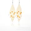 Pendientes de cuentas de estilo bohemio europeo y americano color tejido a mano borla larga pendientes de cuentas Miyuki venta al por mayor