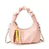 Bolsa de Gran Capacidad para Mujer 2026 Nuevo Diseño de Nicho Primavera Bolso Cruzado para Mujer Estilo Coreano Bolso de Mano Plegado Nube