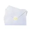 Sobres de Papel Perlado Blanco Hielo Sencillo Estilo Occidental en Stock Transfronterizos Invitaciones para Bodas y Fiestas Estilo Europeo Sobres Autoadhesivos