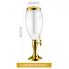 Dispensador de Cerveza de Doble Cabezal 3L, Máquina de Cerveza Comercial con Iluminación, Torre de Cerveza para Bares y KTVs, Dispensador de Bebidas de 5L