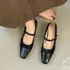 Zapatos de mujer elegantes y delicados, estilo francés, con tacón bajo, para primavera y otoño 2026, en estilo retro Mary Jane