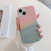 Capa de telefone personalizada com letras bronzeadas e carteira de cartão de crocodilo PU para iPhone16/15/14ProMax