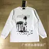Erd Americano Melancólico Rico Segunda Generación Holgado Casual Versátil Diseño de Nicho Camiseta Base Otoño e Invierno Camiseta Transfronterizo
