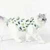 Ropa de Esterilización para Mascotas, Ropa de Vendaje de Recuperación de una Pieza con Atadura Anti-Lamido para Gatos después de la Cirugía de Esterilización, Ropa de Esterilización Transpirable y Elástica
