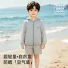 Nueva Ropa de Protección Solar para Niños Ultra Delgada y Fresca al Tacto, Chaqueta Exterior Ligera y Transpirable para Niños y Niñas