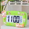 Melody Mini Luminoso Digital Pequeño Despertador Temporizador Estudiante Mesita de Noche Portátil Reloj Escritorio Inteligente Hora Digital