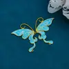 Accesorios para Joyería DIY Aleación Colgante de Mariposa con Goteo de Aceite Doble Cara Material de Adorno para Tocados de Corona de Pelo Clásica Accesorios