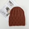 Nuevo sombrero de lana otoño e invierno cálido sombrero de punto para mujer moda estilo occidental sombrero de punta cerrada para mediana edad y ancianos sombrero de invierno para el frío para mujer