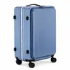 Maleta de mano para laptop de apertura frontal para negocios, 20 pulgadas, equipaje de mano con apertura frontal, maleta con ruedas para viajes de negocios cortos