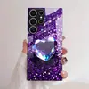 Adecuado para funda de teléfono Samsung S26ULTRA A05 corazón de cristal S24 cubierta protectora A16 funda de vidrio templado A07