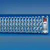 Fabricante Zhonglong Zhubang Puerta Retráctil Eléctrica de Aleación de Aluminio, Puerta de Fábrica Totalmente Automática, Puerta Retráctil Plegable con Mando a Distancia Engrosada