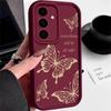 Adecuado para Funda de Teléfono Móvil Samsung S24Ultra Mariposa S23 Color Puro Carcasa Blanda A55 Tianyan Cubierta Protectora Anticaídas