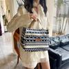 Bolso de lona de gran capacidad transfronterizo, bolso de mano con estampado de un solo lado, bolso tote para ir al trabajo, bolso para estudiante de arte, bolso de hombro al por mayor