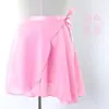 Calça de Yoga com Saia Cobrindo Saia de Dança Feminina Adulta Saia Vestido de Prática de Balé Peça Única Avental de Chiffon Saia Véu