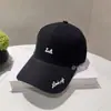 Gorra de Béisbol Dura con Visera Ancha para Hombres y Mujeres, Diseño Coreano para Circunferencia de Cabeza Grande, con Letras Bordadas, Protección Solar Pequeña que Muestra el Rostro