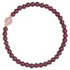 Pulsera de Granate Natural y Cristal de Fresa para Mujer, Regalo para Novia, Joyería, Círculo Único, Pulsera de Múltiples Círculos, Cristal