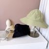 Lazo para el cabello de secado rápido para exteriores puede usar sombrero de pescador femenino verano protección solar sombrero de tela simple sombrero para el sol color sólido ala grande sombrero de cubeta