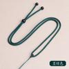 Cordón de Línea de Piña Hecho a Mano Simple Cuentas Negras Colgante de Jade Colgante Cuerda Ajustable para Hombres y Mujeres Venta al por Mayor Directa